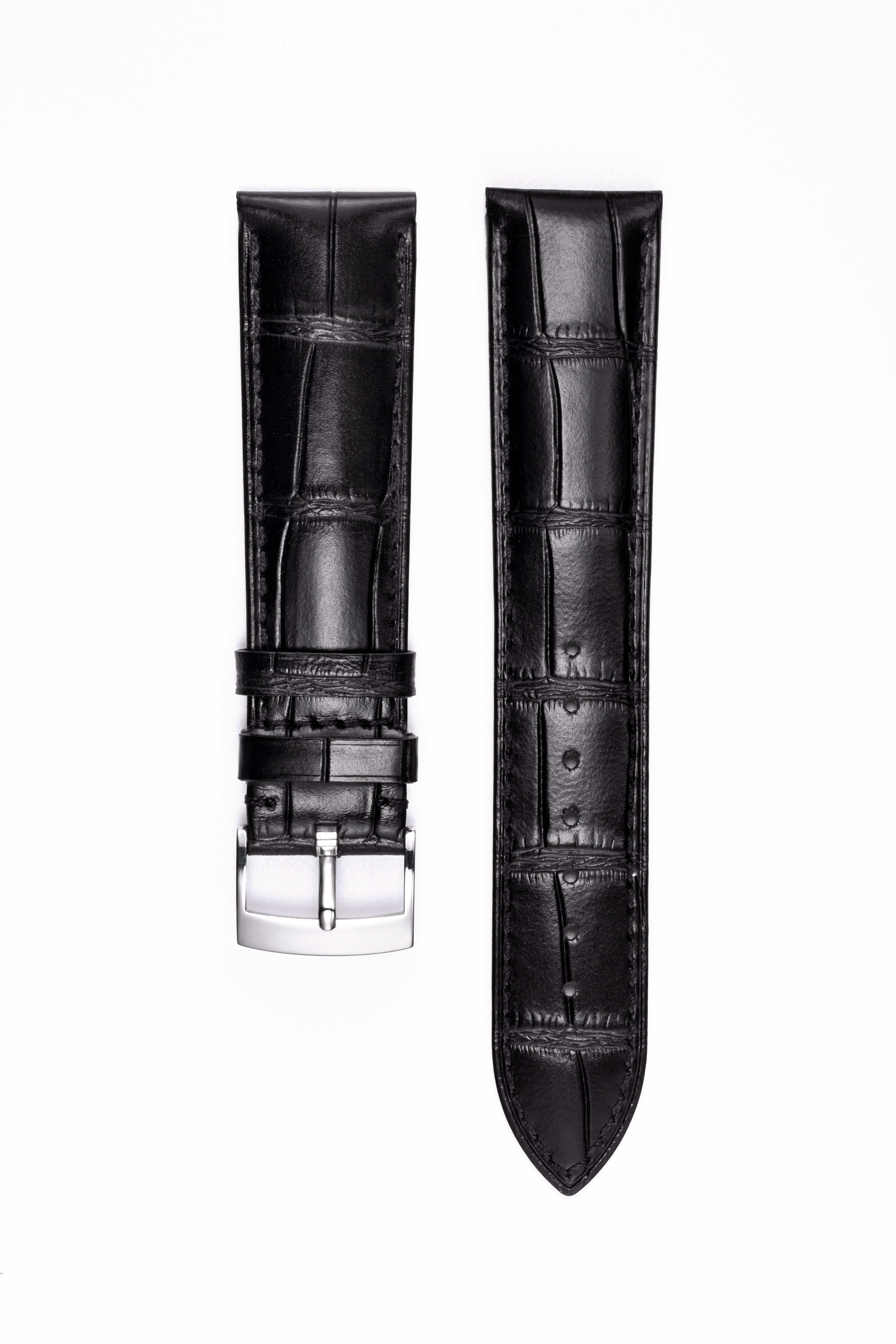 Premium Alligator Grain Watch Strap for Omega De Ville