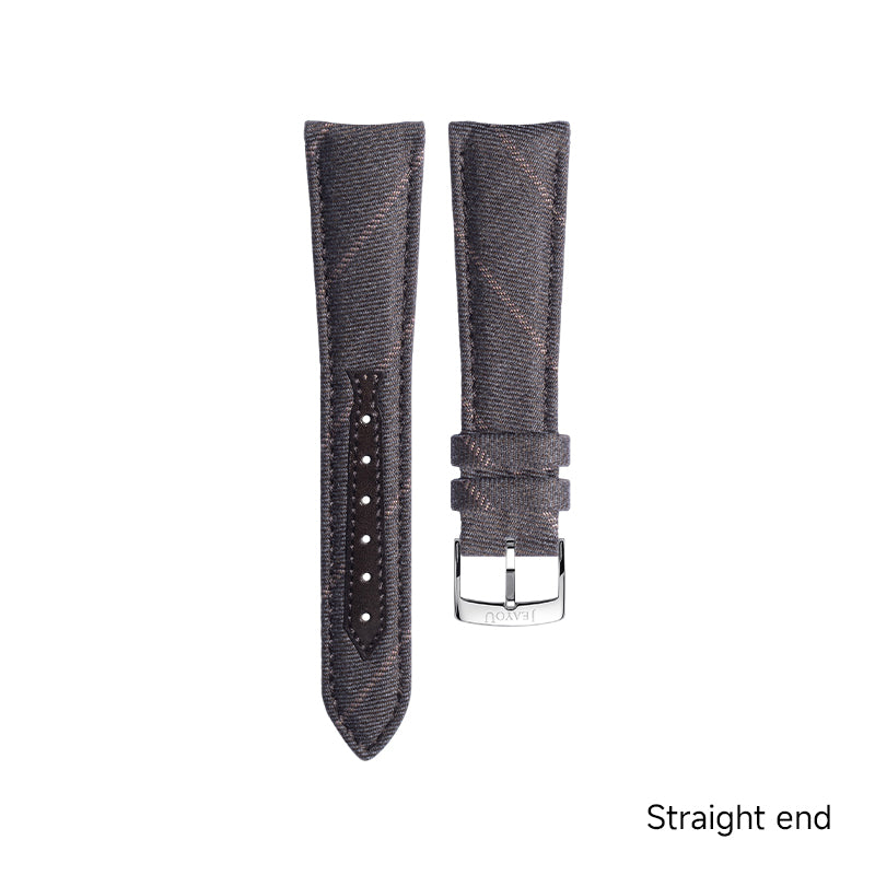 JU Tailored Noble Wool Strap(Classic)—Mocha Grey Twill