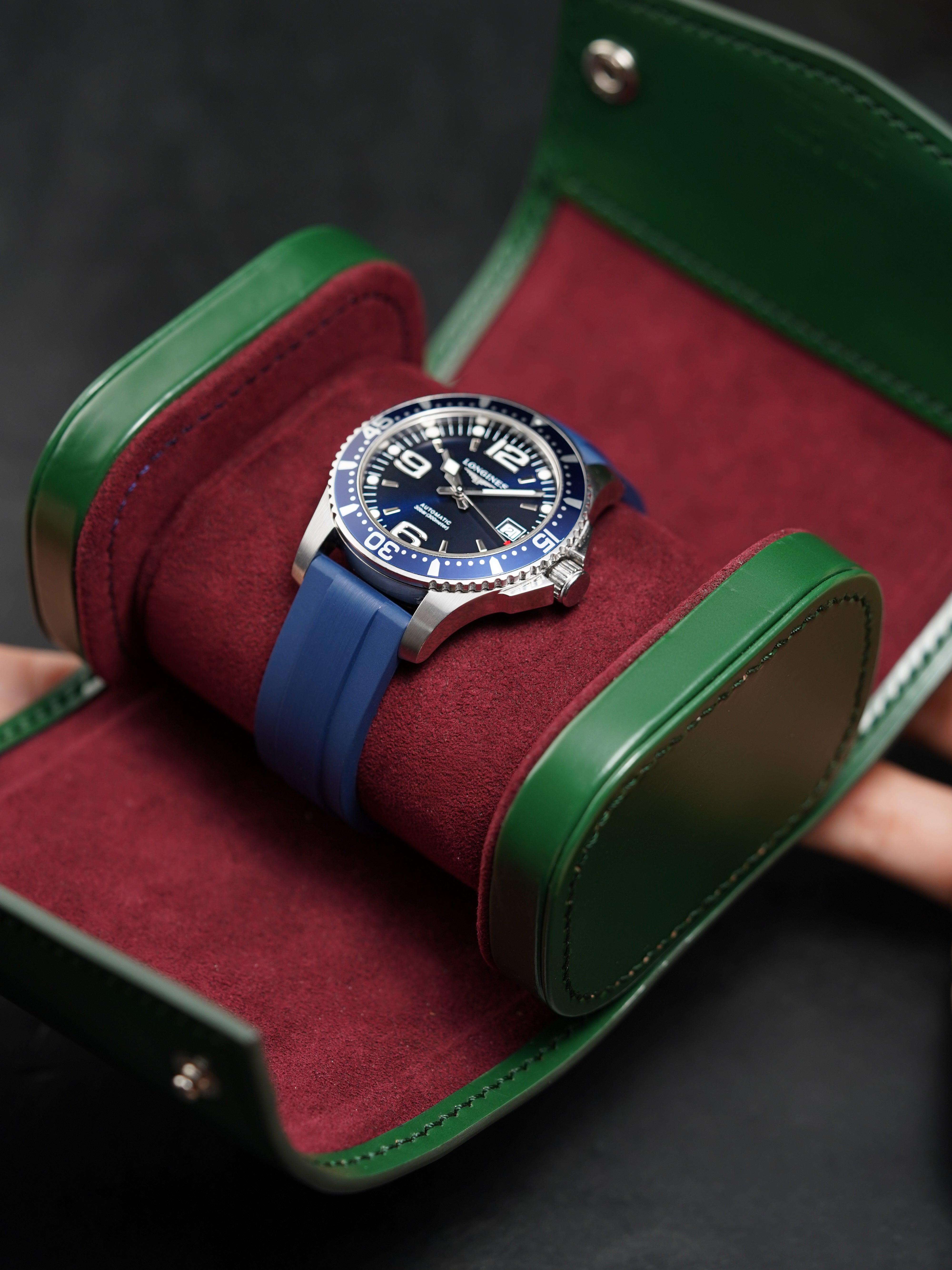 Horween Shell Cordovan Leather Watch Box