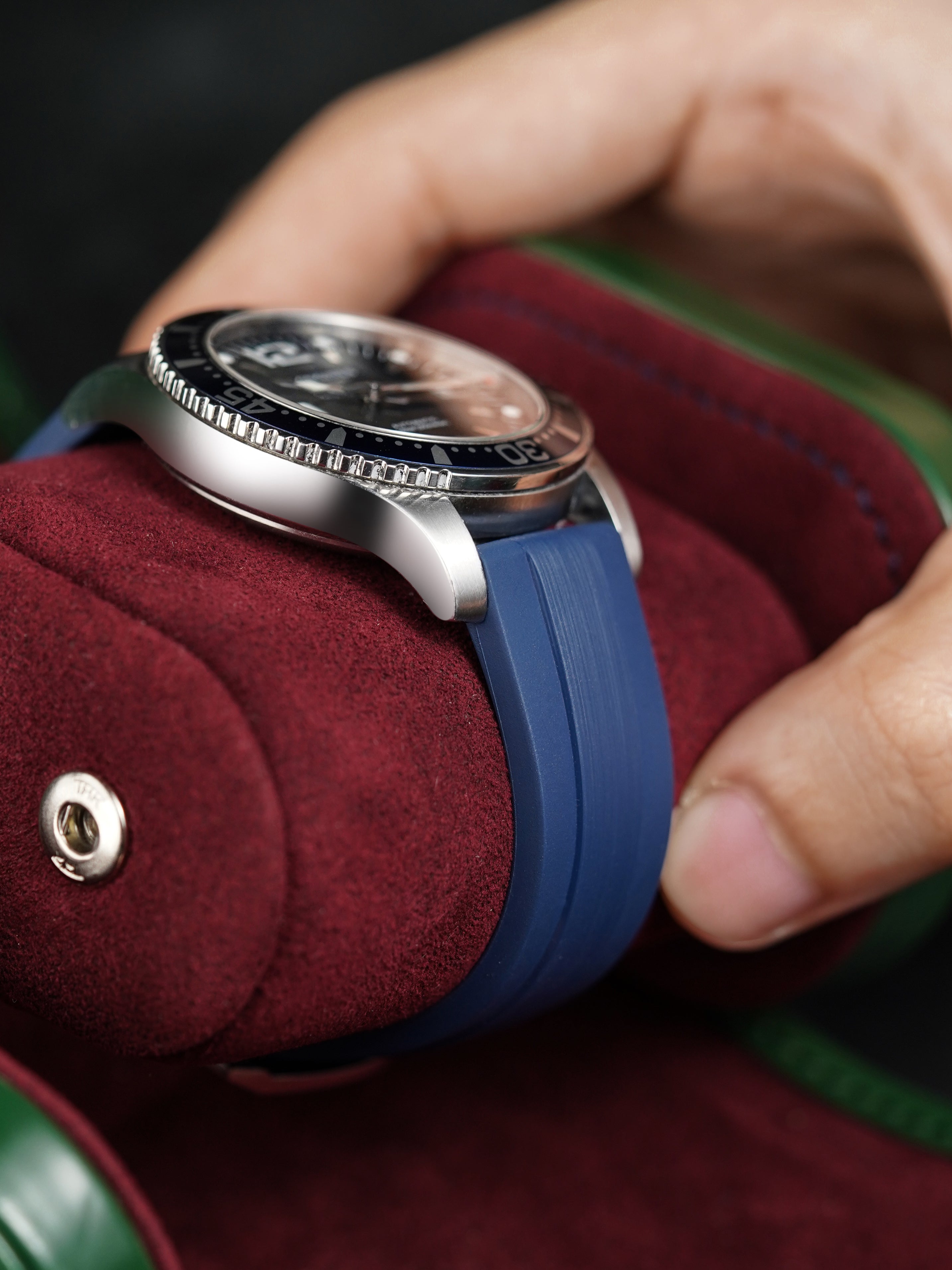 Horween Shell Cordovan Leather Watch Box