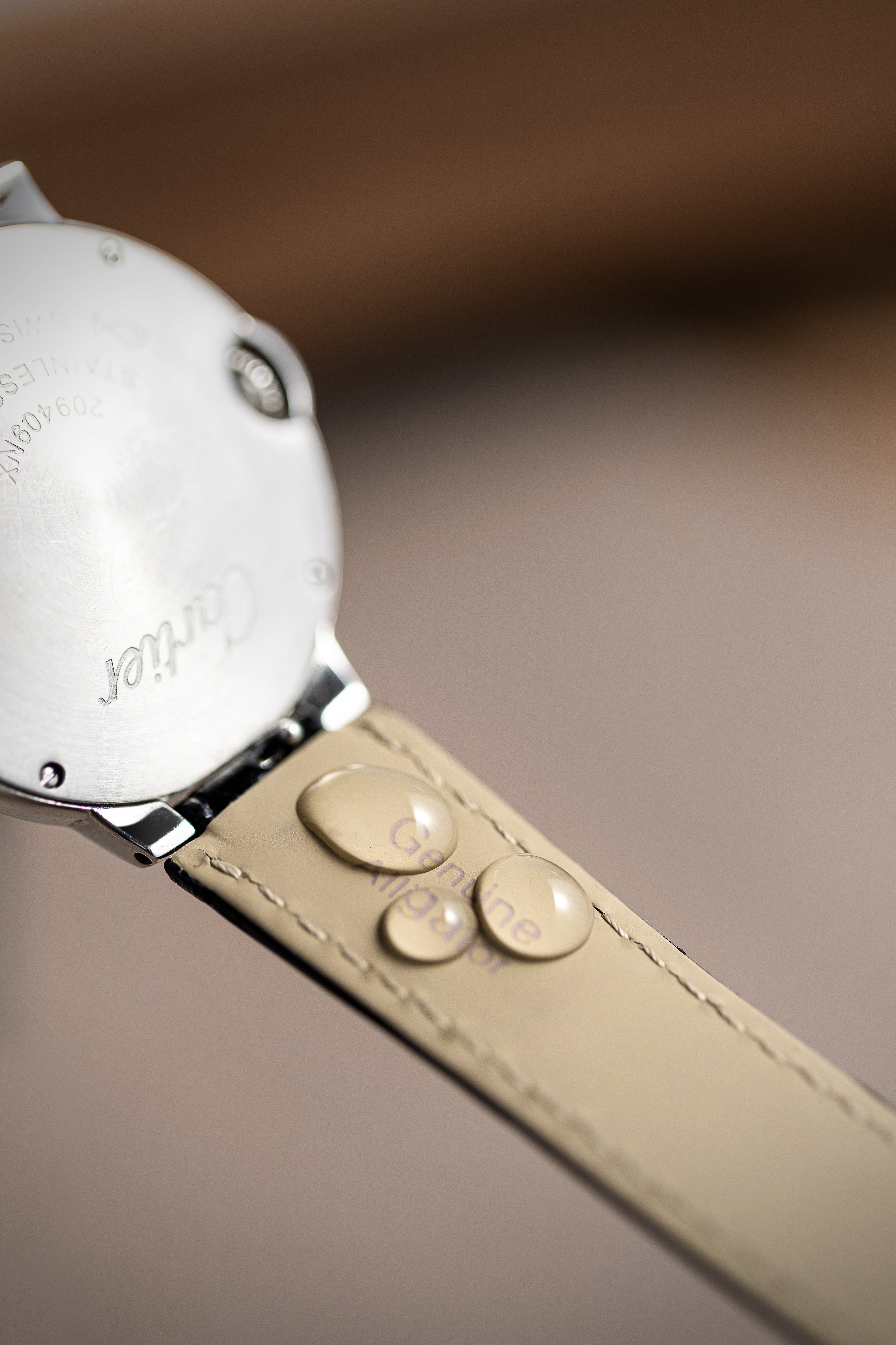 Blue Quick-Release Nile Crocodile Straps for Cartier Ballon Bleu