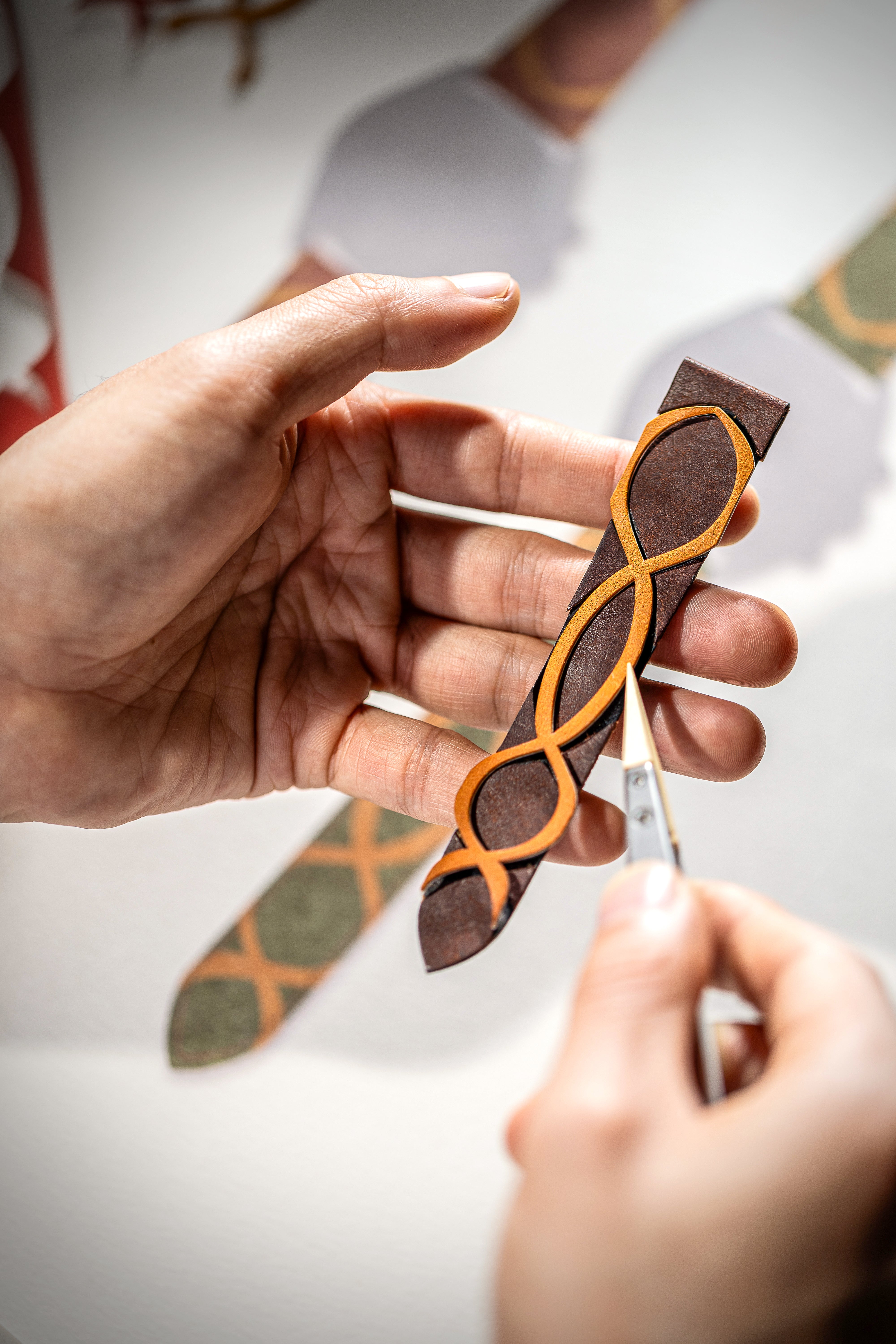 JU Year of the Snake Limied Edition Strap - Chestnut Brown