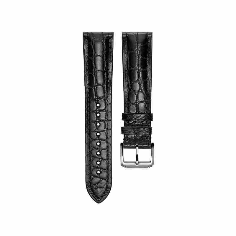 Black Universal Alligator Flank Strap