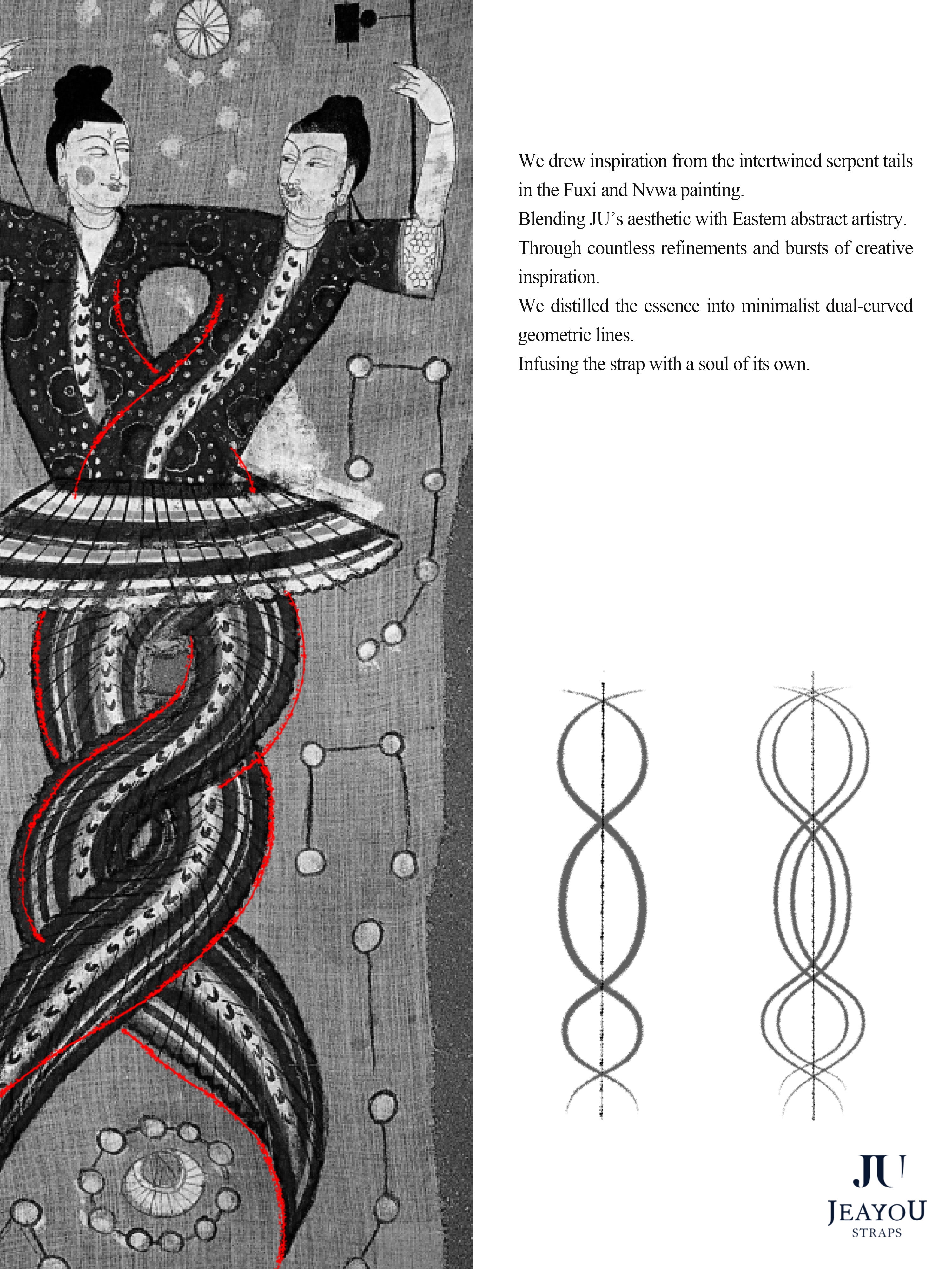 JU Year of the Snake Limied Edition Strap - Chestnut Brown