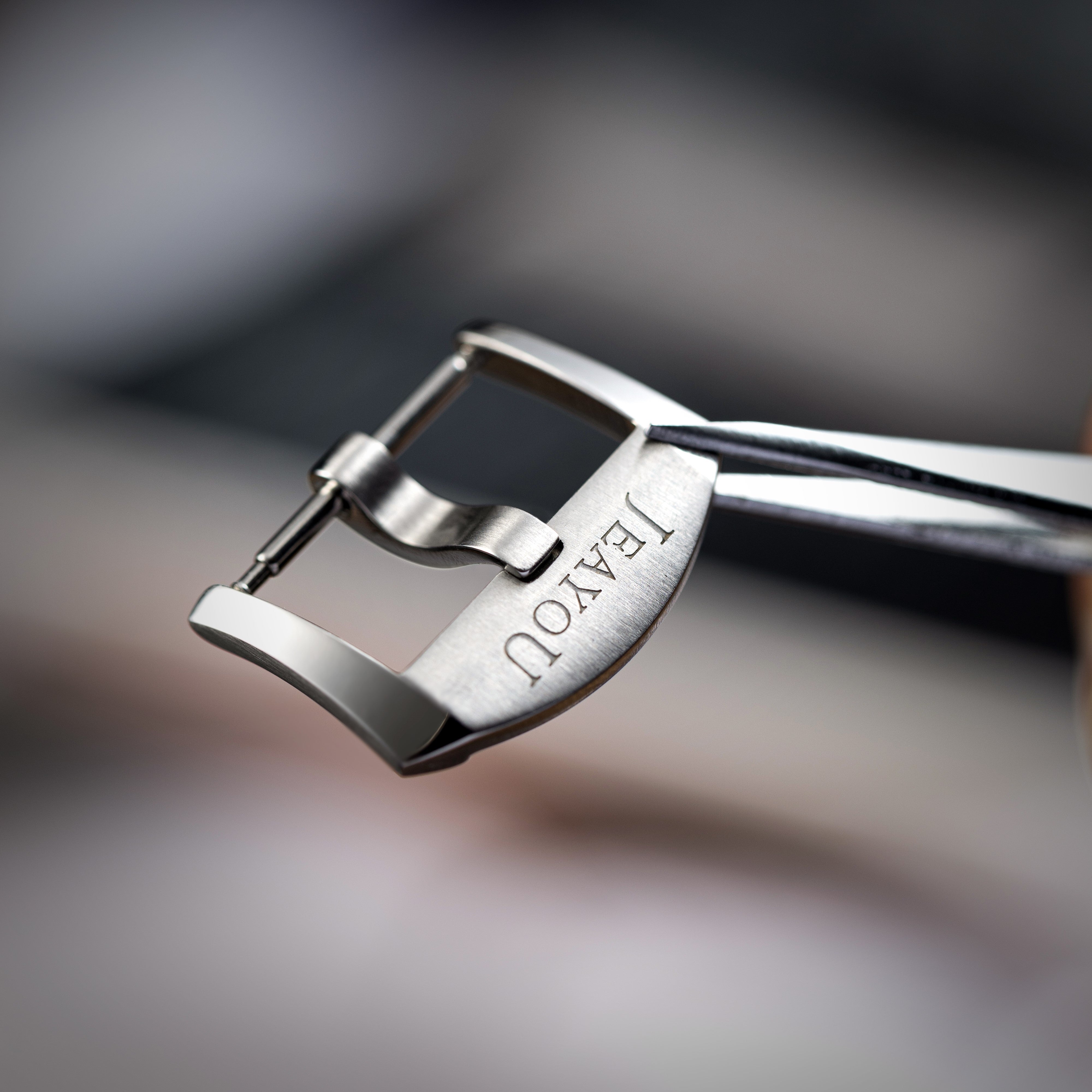 Grey Brushed FKM Rubber Strap