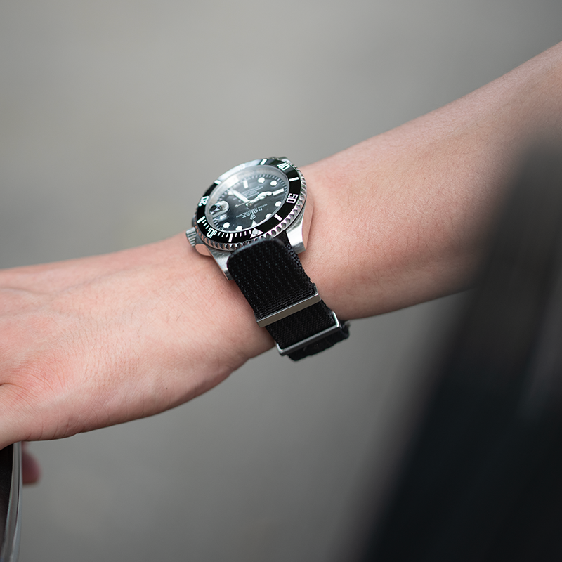 Nylon Black NATO Strap