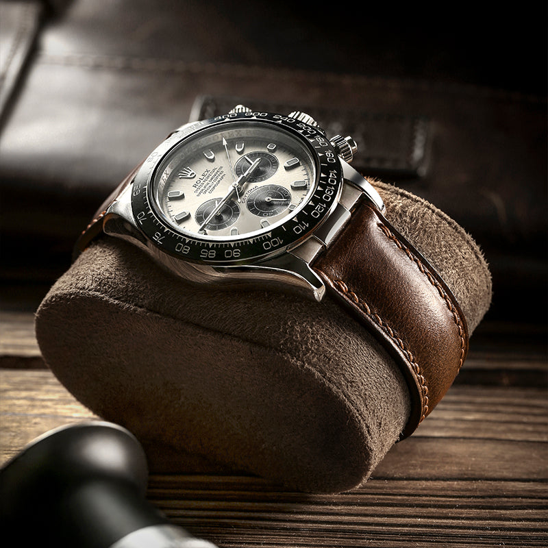 Brown Knight Crazy Horse Leather Strap