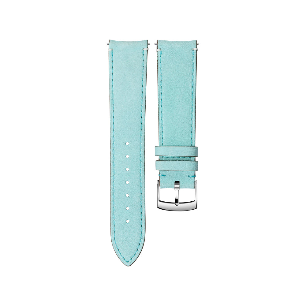 Tiffany Blue Suede Goat Leather Strap