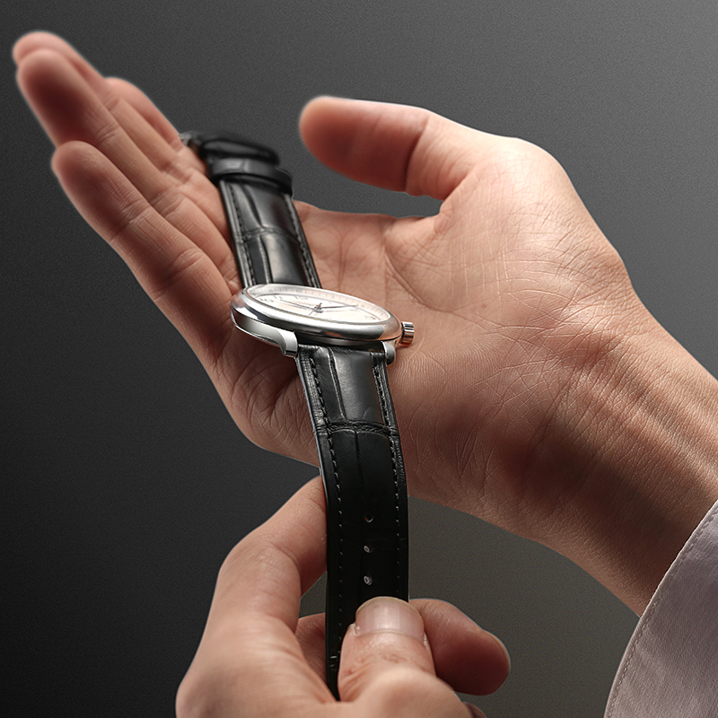 Black Universal Nile Crocodile Strap