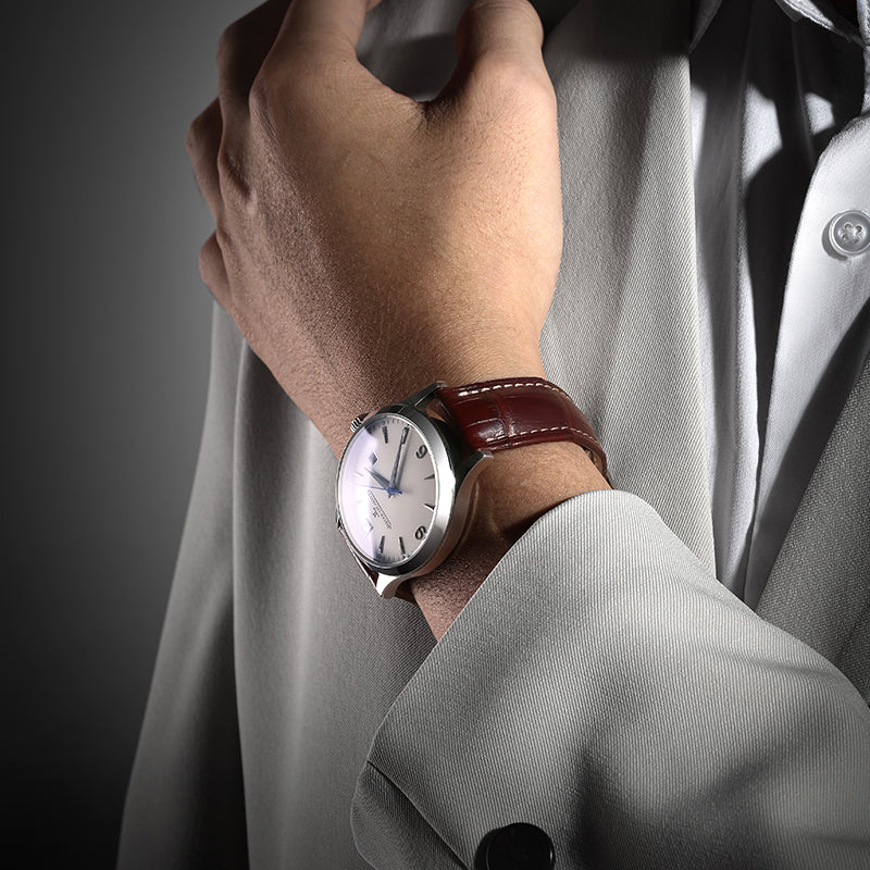 Brown Universal American Alligator Strap