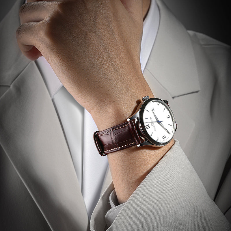 Brown Universal American Alligator Strap