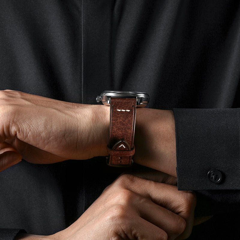 Brown Pilot Pueblo Leather Strap