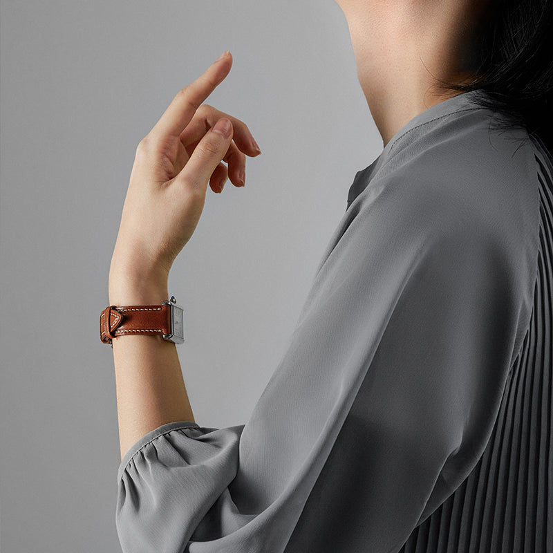 Golden Brown Gentleman-Tuxedo Vernazza Calf Leather Strap