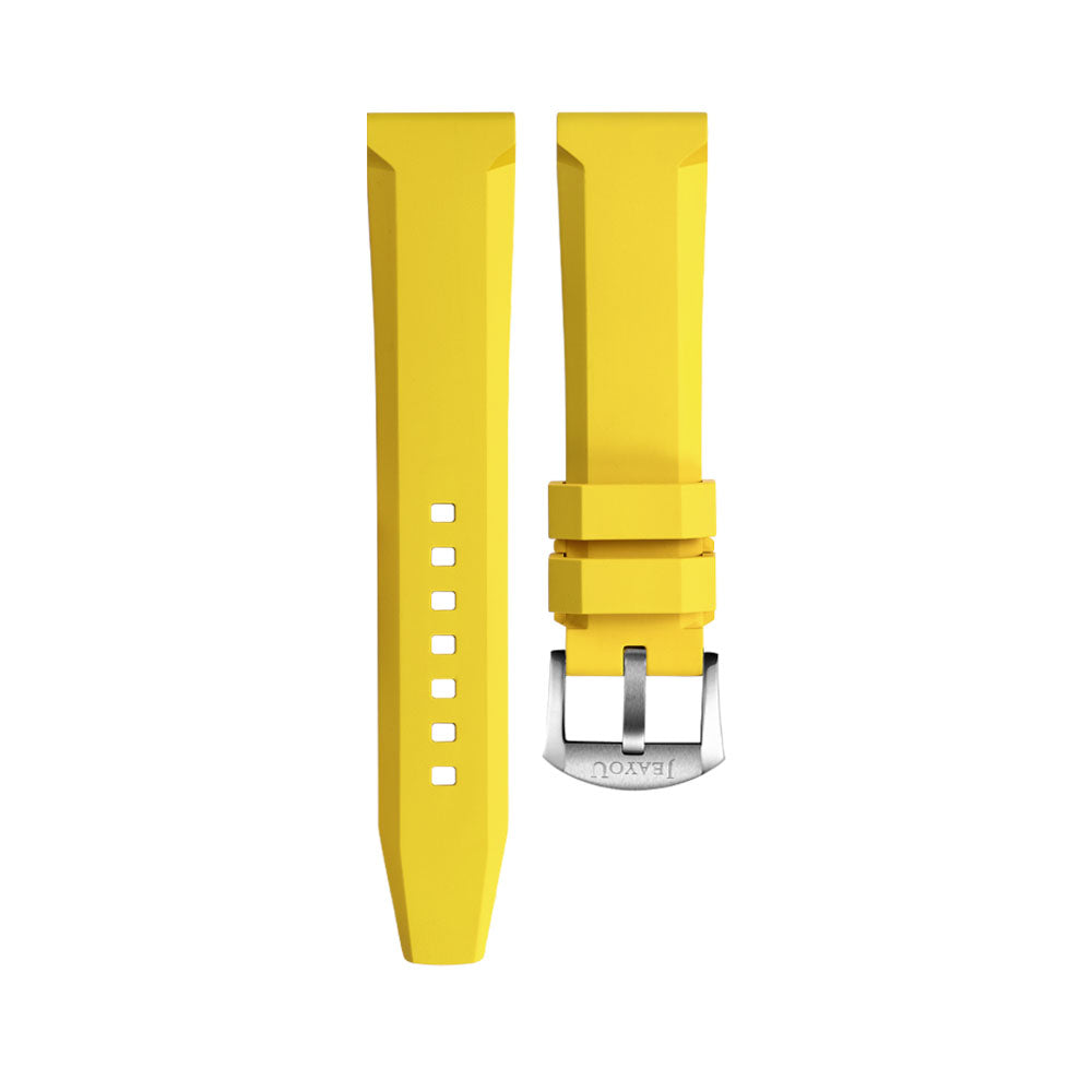 Yellow Zero Feel FKM Rubber Strap
