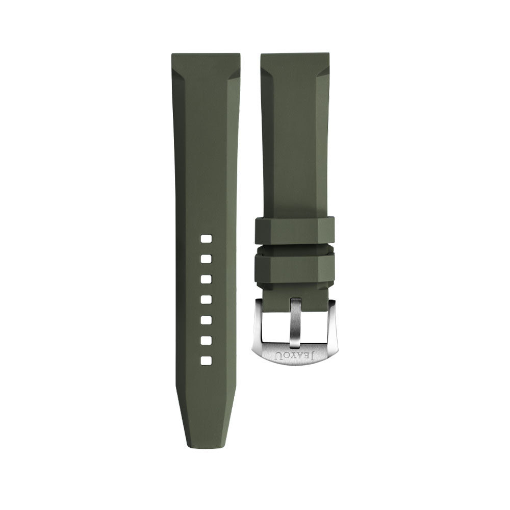 Army Green Zero Feel FKM Rubber Strap