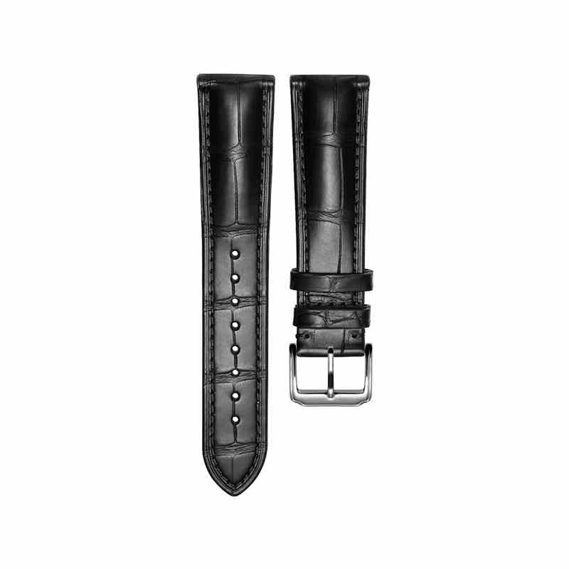 Black Universal American Alligator Strap
