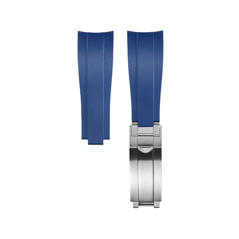 Blue FKM Rubber Strap for Rolex Submariner