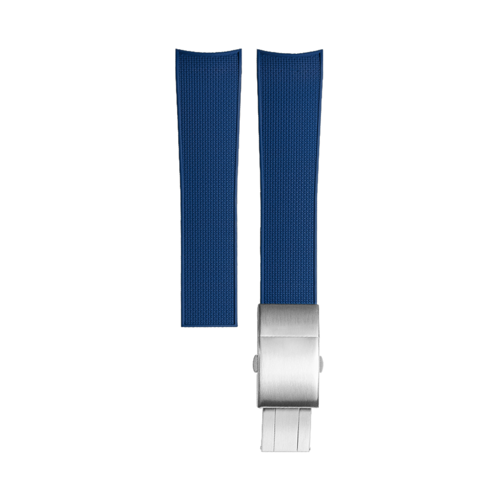 Blue CTS FKM Rubber Strap for Longines Hydroconquest