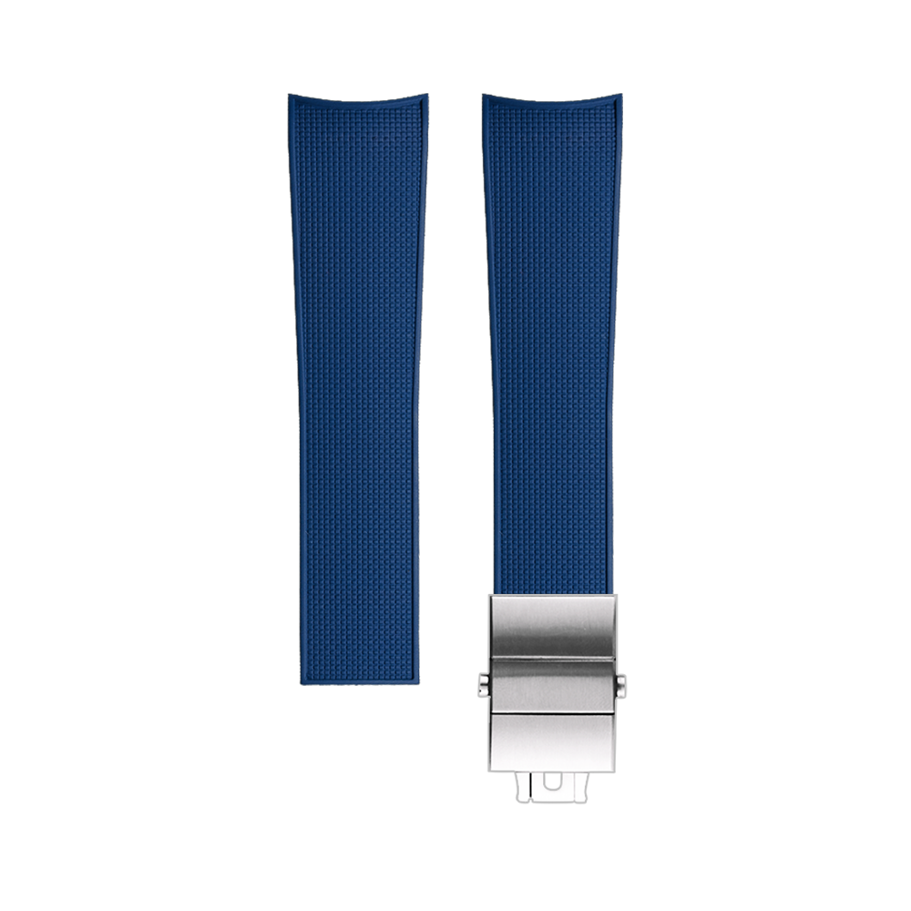 Blue CTS FKM Rubber Strap for Longines Hydroconquest