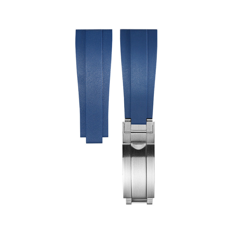 Blue FKM Rubber Strap for Rolex Submariner