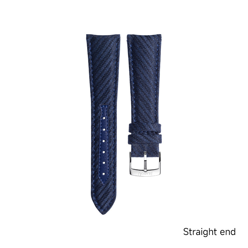 JU Tailored Noble Wool Strap(Classic)—Midnight Blue Twill