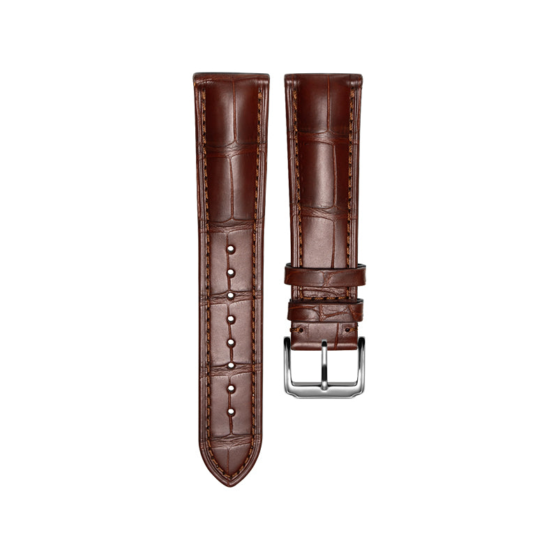 Brown Universal American Alligator Strap
