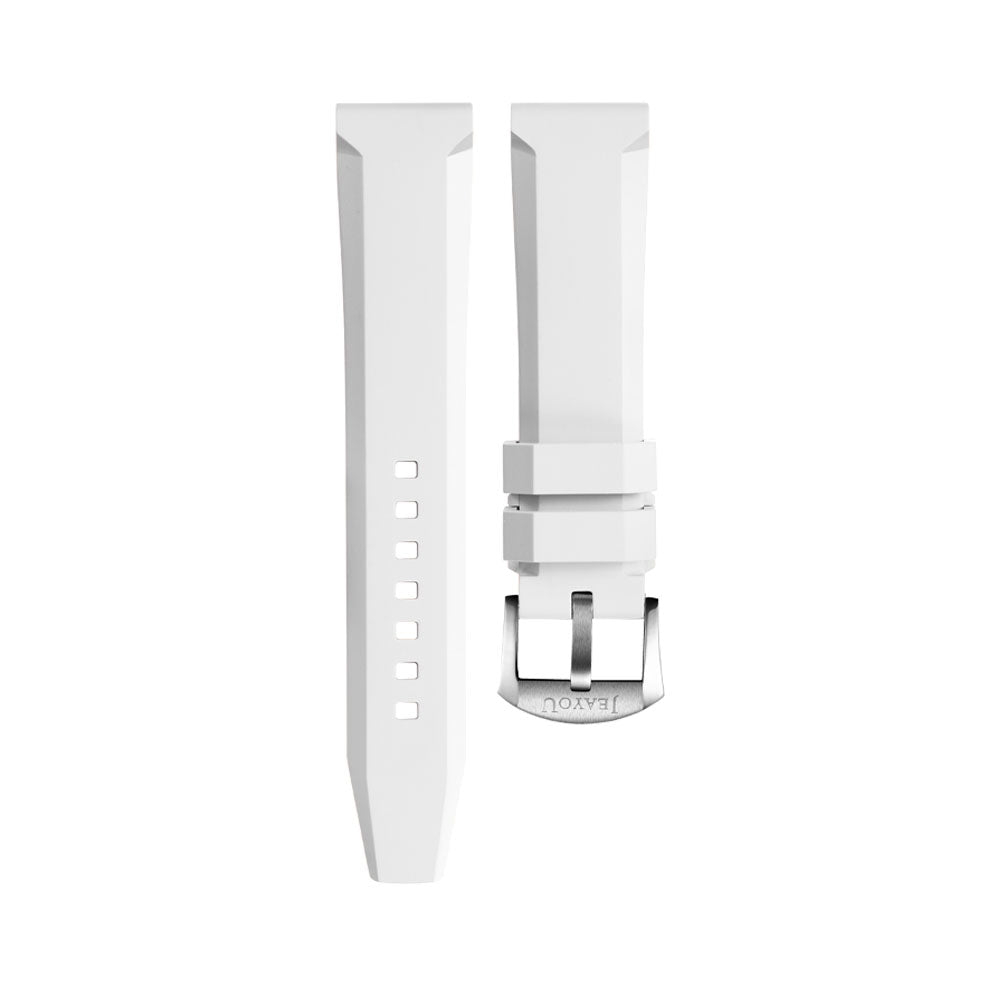 White Zero Feel FKM Rubber Strap